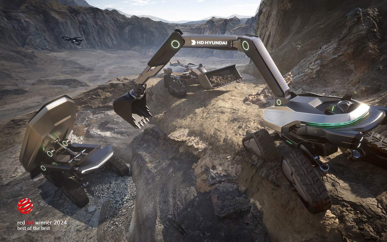 Future Hyundai Excavator and HD Hyundai’s ‘Site Transformation’